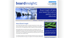 Desktop Screenshot of boardinsight.co.uk
